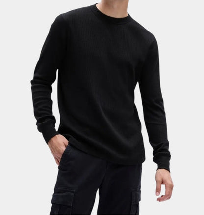 Manga Larga de Hombre Cuello Redondo