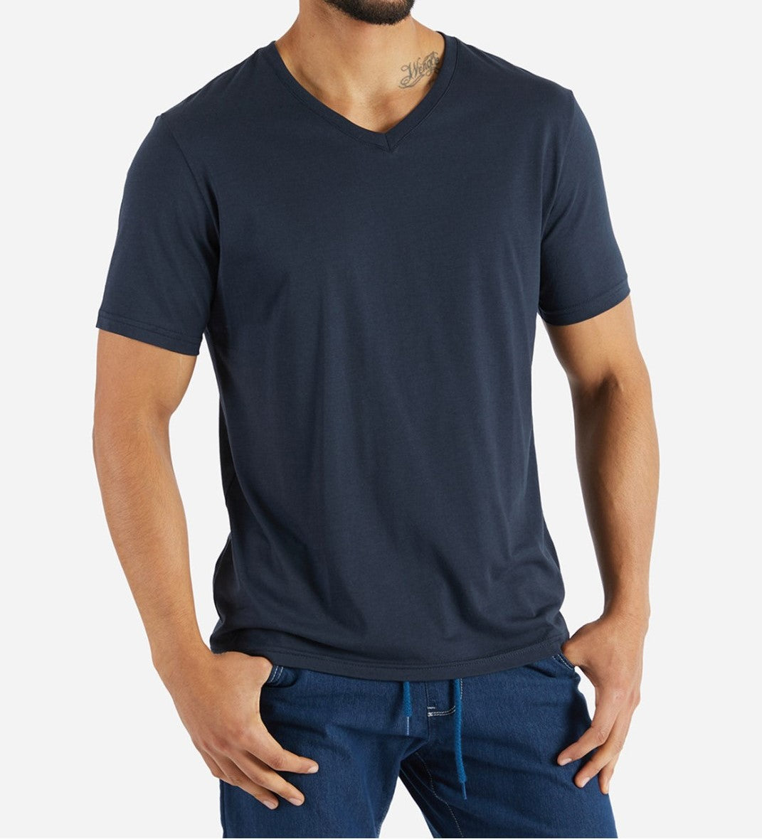 Polo de Hombre Manga Corta Cuello V