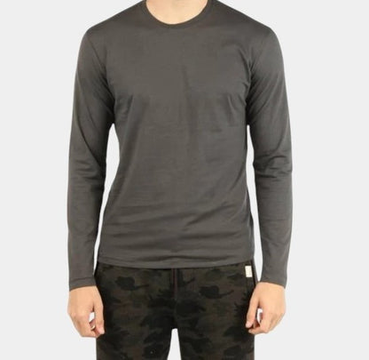 Manga Larga de Hombre Cuello Redondo