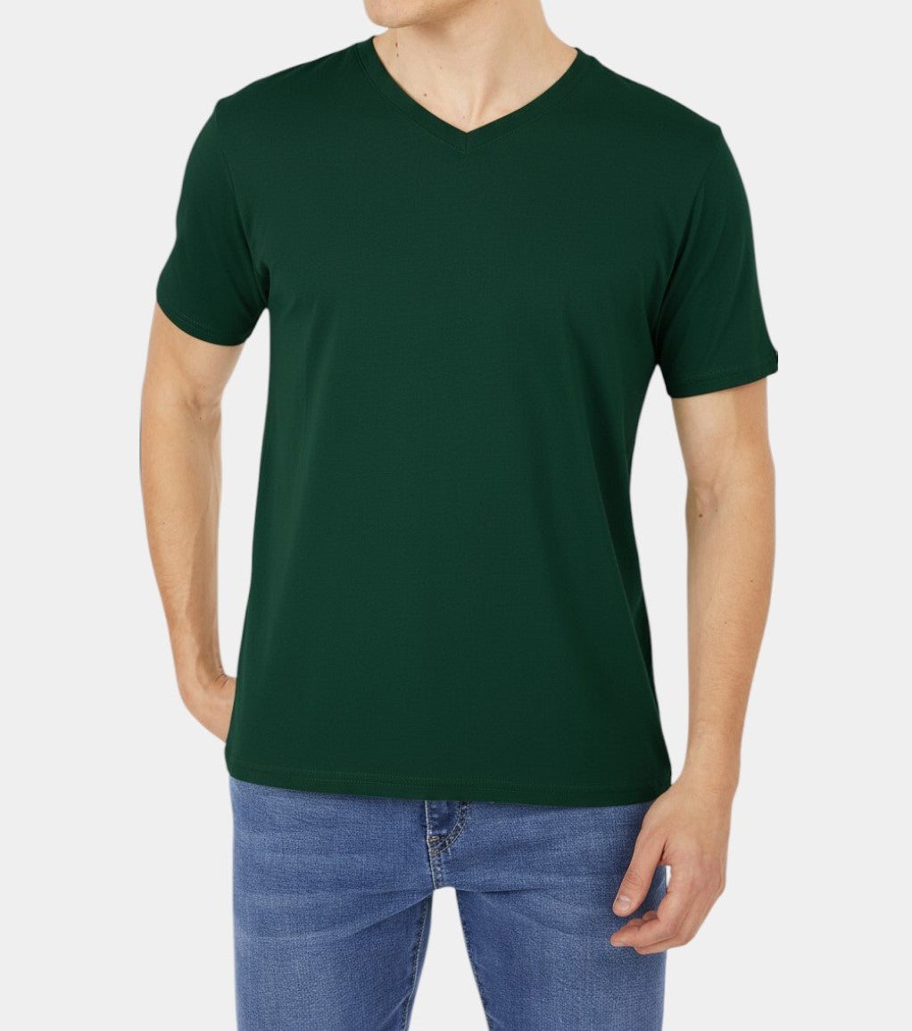 Polo de Hombre Manga Corta Cuello V