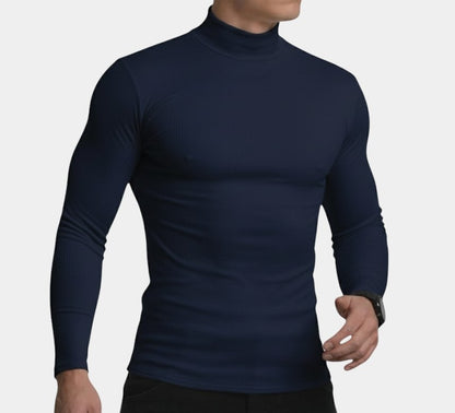 Polo de Hombre Manga Larga Cuello Alto