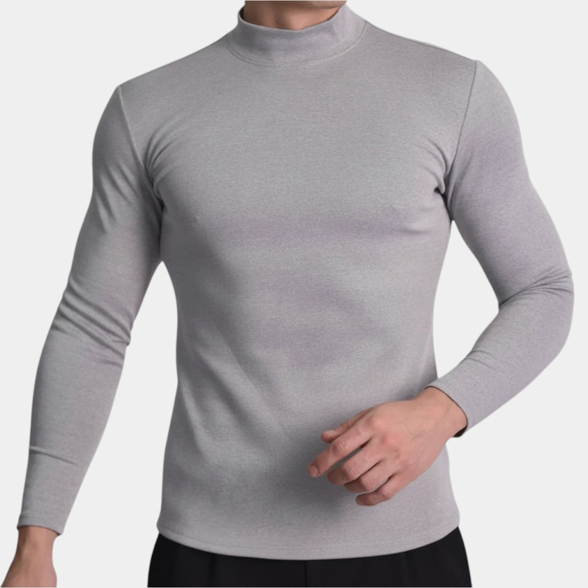 Polo de Hombre Manga Larga Cuello Alto